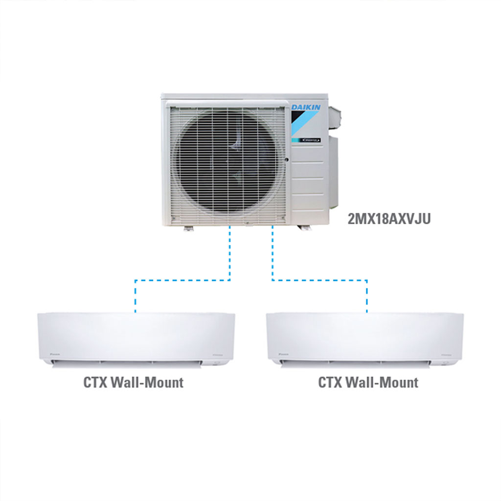 Daikin CIRRA 2 zone Multi Zone